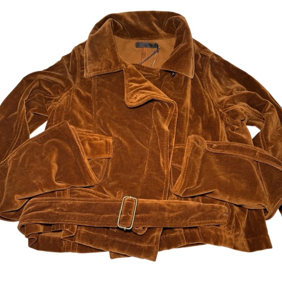 Free People x Nicholas K Velvet Turin Jacket In Sienna - Picture 8 of 16